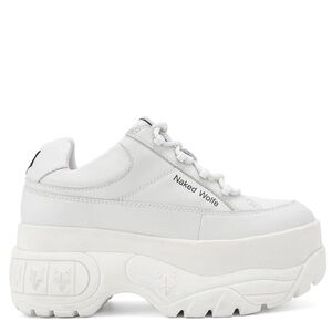 Naked Wolfe Women's All-White Chunky Sneakers
